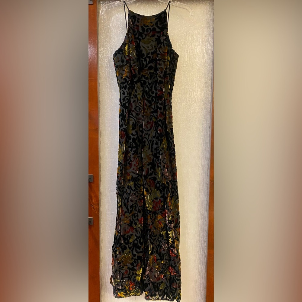 Crushed Velvet Winter Gown